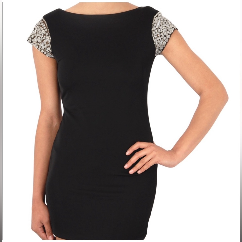 ASOS Vicky Martin Cutout Back Party Dress